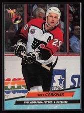 1992-93 Fleer Ultra #370 Terry Carkner Philadelphia Flyers NM