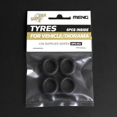 Meng Model 1/35 SPS-001 SCALE TYRES FOR VEHICLE/DIORAMA