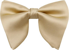 Bow Ties for Men, Pre Tied Bowtie Adjustable Oversize Mens Bow Tie for Tuxedo, V