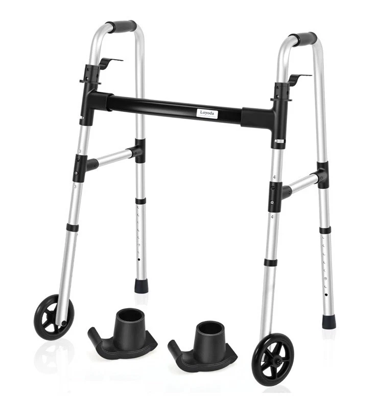 Walker for Seniors, Lightweight Compact Folding Standard Walking Frame with 2...
Opens in a new wind