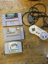 Nintendo Waialae Country Club Golf SNES & N64 Lot w/ Controller, Multiplayer
