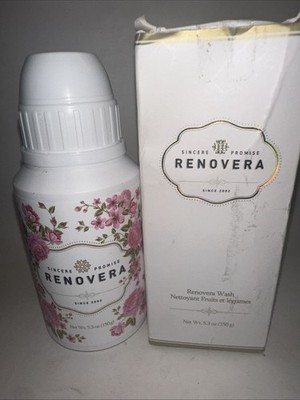Renovera Fruit & Vegetable Wash Bottle 150g / 5.3 Fl oz New In box