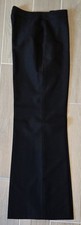 Vintage 70s Disco Trousers Polyester Japan Pants Size 8 Black Womens K-Mart