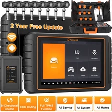 FOXWELL GT75TS Bidirectional Car Diagnostic Tool OBD2 Scanner ECU Coding TPMS