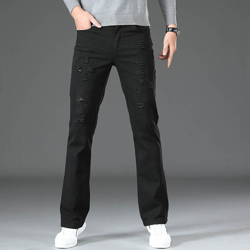 ★lalafox★FADING BOOT-CUT DENIM PANTS★Black★韓国★大人気 s-l1200.jpg