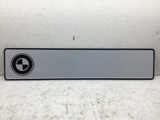 Bmw Emblem Euro European License Plate Embossed Custom Text 8 Letters