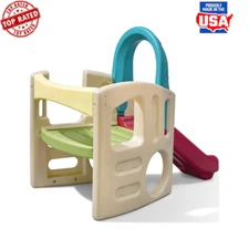 2 Step Panda Climber Outdoor Playset with Slide Toddler Moving Durable Poly New