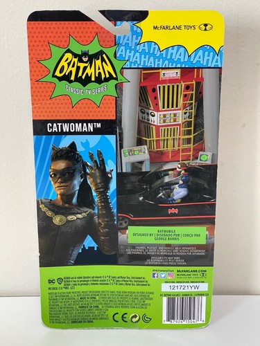 McFarlane Toys DC Batman 1966 Retro Series Catwoman Action Figure-Factory SEALED - Picture 3 of 3