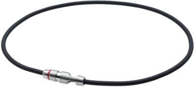 PHITEN Necklace RAKUWA Neck Leash Type II Silver Stiff