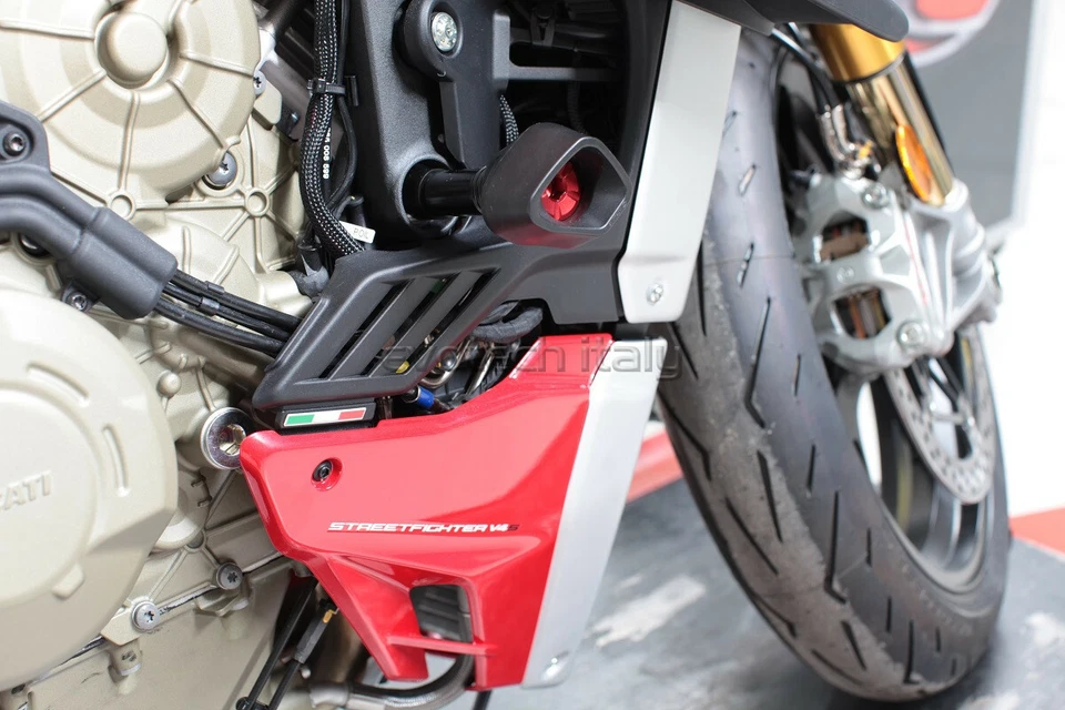 EVOTECH PARATELAIO TAMPONI AMMORTIZZATI DUCATI STREETFIGHTER V4 / S 2021-2025 - Immagine 2 di 3