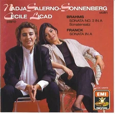 Franck & Brahms Sonatas: Salerno-Sonnenberg Licad - Music CD -  -   - EMI - Very