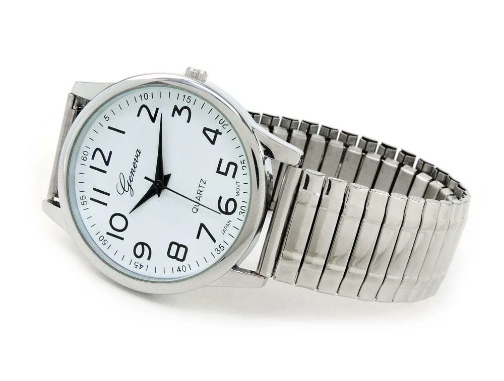 Big silver watches sales