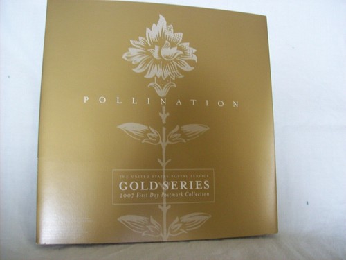 Impollinazione USPS Gold serie 2007 primo giorno collezione francobolli - Foto 2 di 4