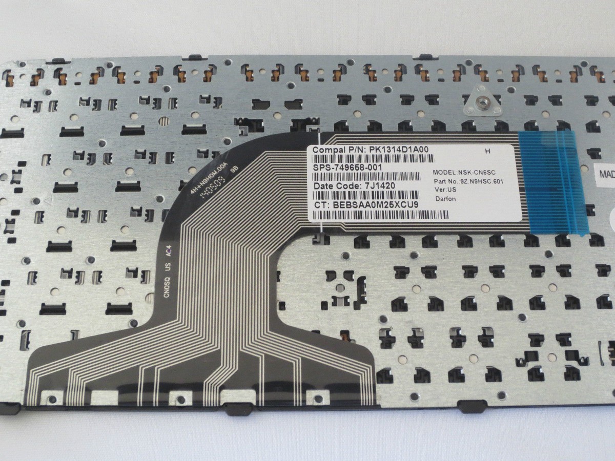 Keyboard With Frame For HP Pavilion 15-E 719853-001 708168 - Foto 4