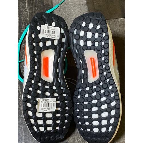 KID'S Adidas SIZE 4Y UltraBoost 5.0 DNA J White Mint Rush GZ3997 NEW - Picture 10 of 11