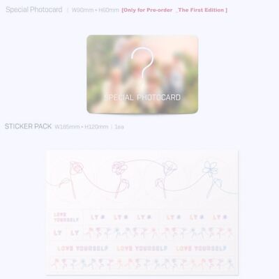 BTS Love Yourself 承 HER 5th Mini Album O Ver. CD+Photobook+