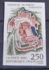Timbre Non Dentelés château de Biron N° 2763 Neuf** 1992