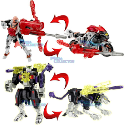 Transformers Energon Scout Class Arcee Motorcycle Battle Ravage 2004