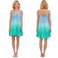 Sundry Womens Dip Dye Spaghetti Strap Dress Size S Boho Hippie Festival A-Line
