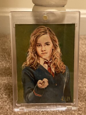 Harry Potter ハーマイオニー カード SP Hermione Harry Potter Sketch Card Hermione Granger Emma Watson by Charles