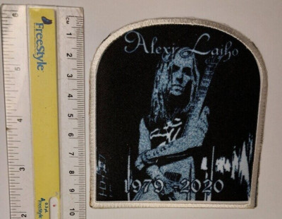 Alexi Laiho Children Of Bodom Patch Shield Amorphis Katatonia In Flames **