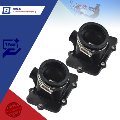 2x Carb Intake Boots Replace 420867880 420867882 2001-2004 For Ski Doo 500 600