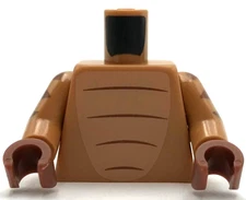 Lego New Medium Nougat Minifigure Torso Nougat Chest Fur Reddish Stripes T-Rex