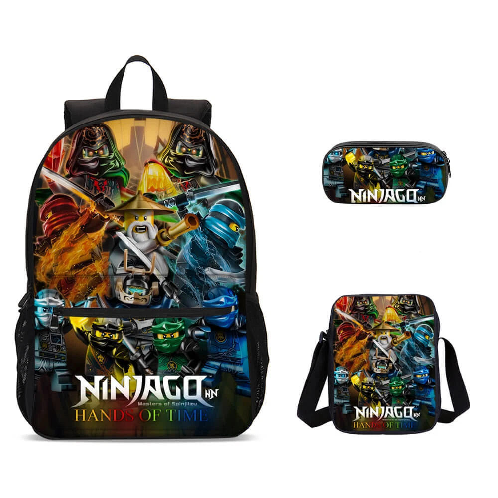 Ninjago Hands of Time Comics Backpack Set for Boys and Girls