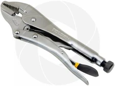 Industrial 10inch Locking Mole Wrench Vice Grips Straight Jaw Lock Clamp Pliers