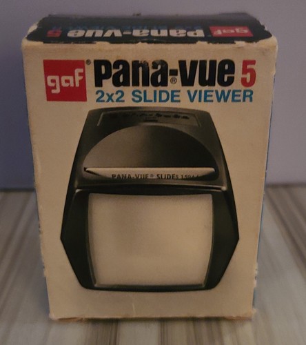 Vintage GAF PANA-VUE 5 2X2 Slide Viewer 6565 Original Box