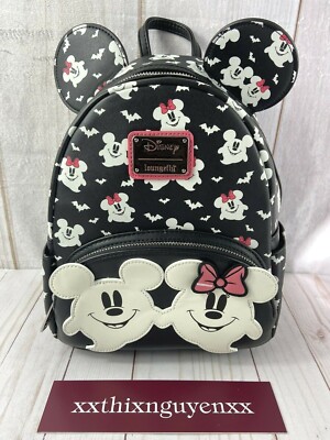 Loungefly Disney Mickey & Minnie Ghostly Glow in the Dark  display picture 3