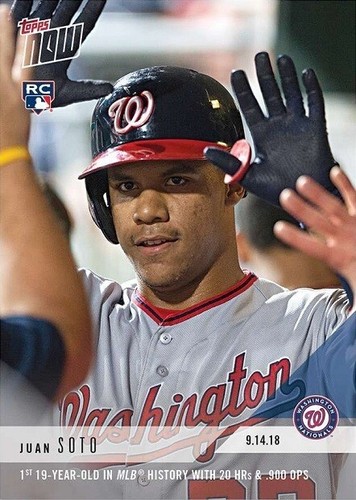 2018 Topps Now 726 Juan Soto