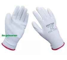 Work Gloves (D5) Pu Coated Decorators Ultra Grip Painting Working Safety Glove