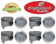 Olds Oldsmobile 455 V8 Enginetech Pistons (8) 1970 - 1976 030 040 060
