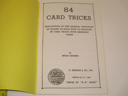 Libro de trucos de 84 cartas - Aprende trucos de magia con mazo de cartas regulares, juego de manos - Imagen 2 de 4