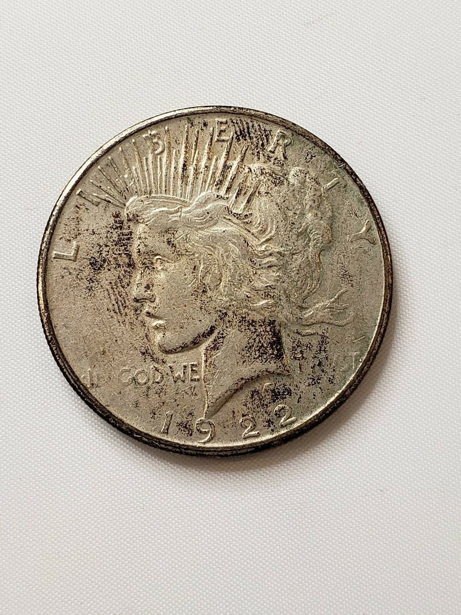 1922 Peace One Dollar Silver $S1 Coin United States | eBay