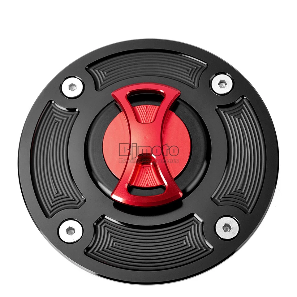 Fuel Gas Tank Cap Keyless For Suzuki GSXR 600 750 1997-2003 GSXR1000 2001-2002 - Imagem 2 de 4