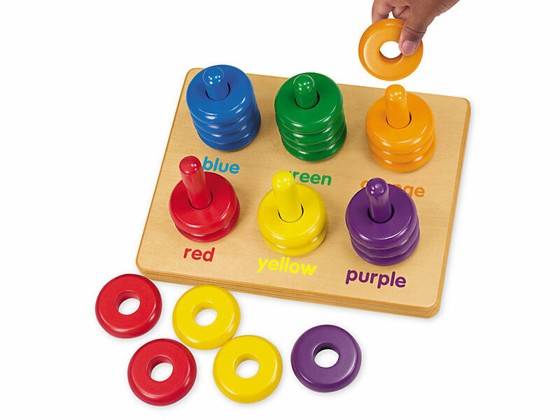 Brand new Ranking TOP3 Lakeshore Color Rings Sorting Board - Brand New