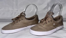 Sperry Topsider Wahoo Sneakers Kids Juniors Color: Khaki Size: 2M US