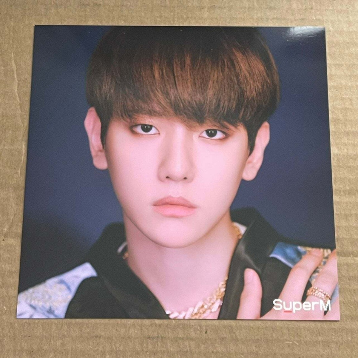 EXO - SuperM ベクヒョン アメリカ限定 サインポスター Official Super M EXO Baekhyun Autographed Signed Photo