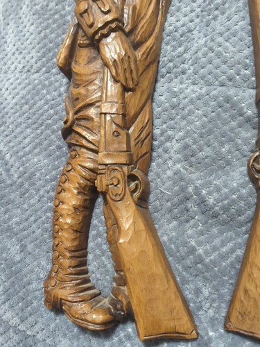 Vintage Burwood Revolutionary Colonial War Soldier Wall Decor 4246/4247 - Picture 4 of 11