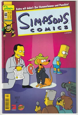 ✪ SIMPSONS COMICS #44, Dino Comics/Bongo Comics 2000 COMICHEFT NEUW TOP Z0-1 - Bild 1 von 3