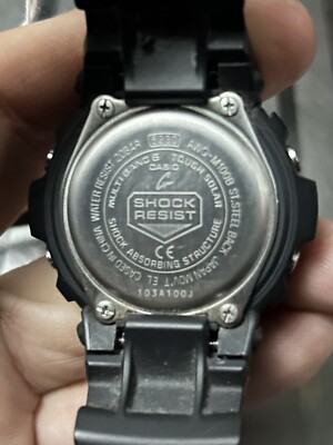 Casio G-Shock AWG-M100 5230 Tough Solar Mens 46mm Watch Black 200m