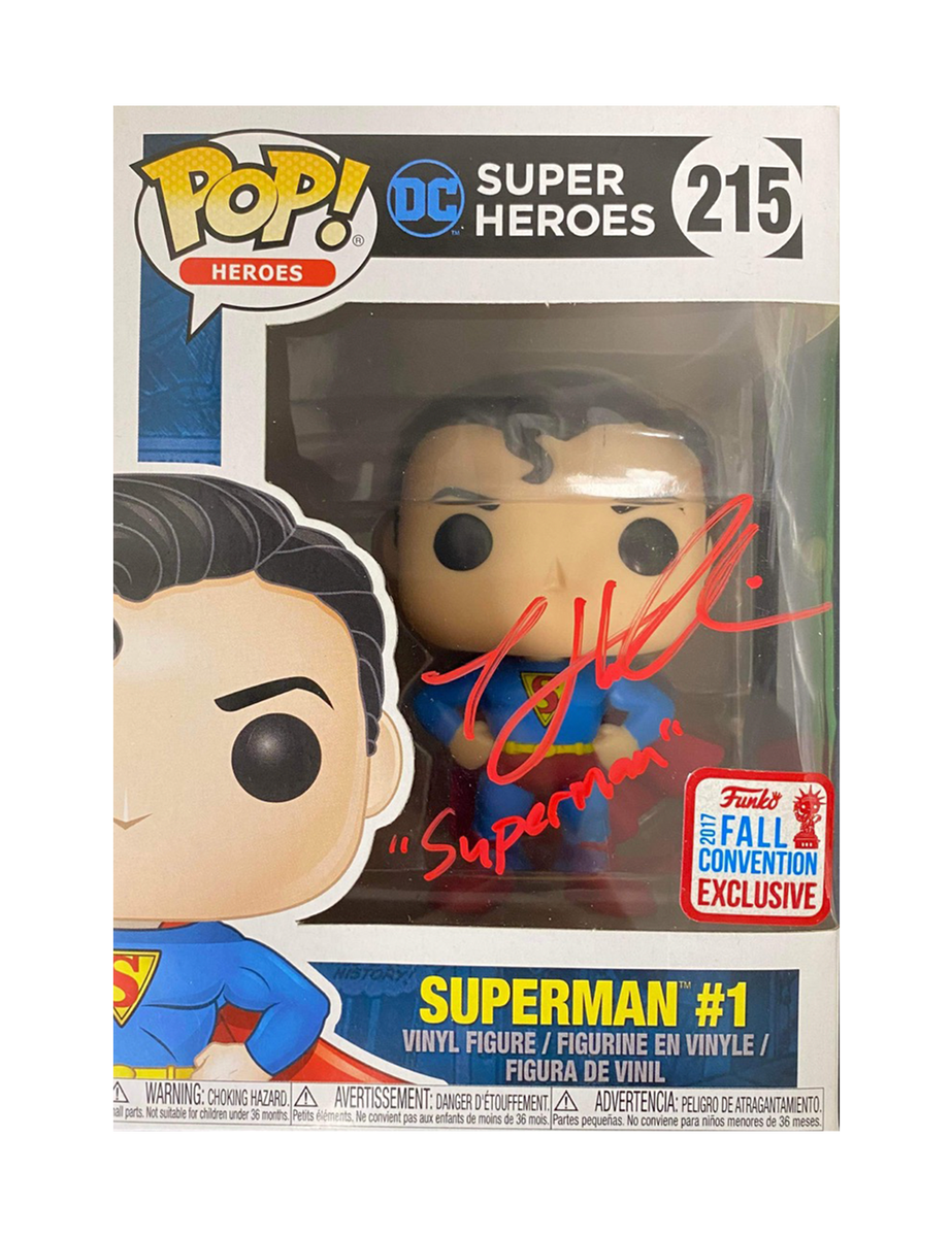 Superman Funko Pop Signed by Tyler Hoechlin 100% Authentic With