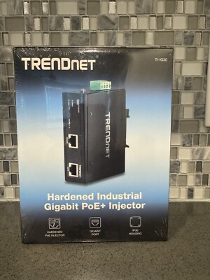 TRENDnet TI-IG30 Hardened Industrial Gigabit PoE+ Injector (Wrap Seal)