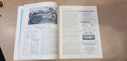 AUSTRALIAN MOTOR SPORTS MAGAZINE OCT. 15TH 1948 JOWETT JAVELIN 350cc DOUGLAS - Picture 10 of 19