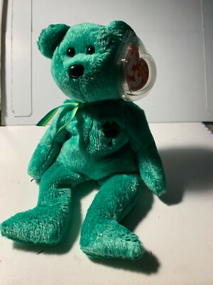 Ty Beanie Baby - DUBLIN the Irish Bear (8.5 Inch) MINT with MINT TAGS