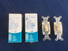 Leviton AC Quiet Toggle Swtich 20A-120v, lot of 2