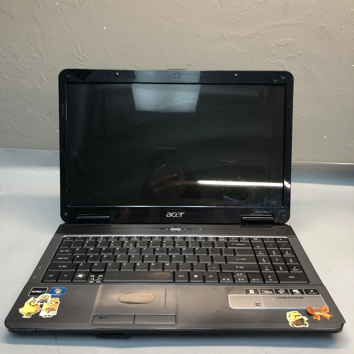 Acer Aspire 5532 15,6" AMD Athlon 1.6 GHz 1Go RAM – Pour Pièces Ou Réparation