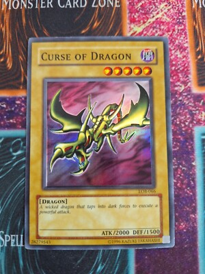 Yu-Gi-Oh! Curse of Dragon Misprint Foil Shift LOB-066 Super Rare